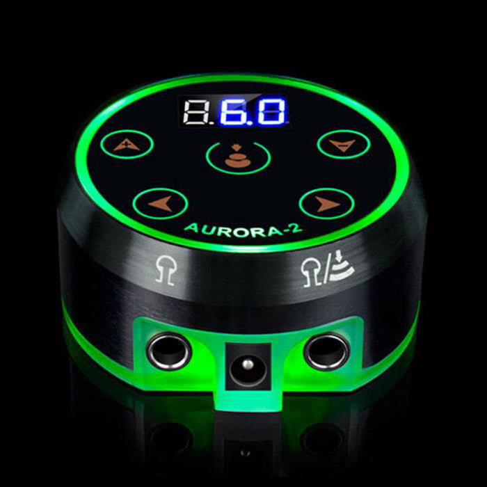 Aurora II Dual Machines Tattoo Power Supply – LIMEM Tattoo Supply