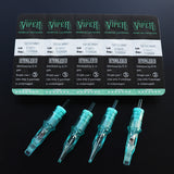 VIPER Flat #12 Medium Taper Tattoo Needle Cartridges