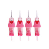 PINK VIPER PMU Long Taper Tattoo Needle Cartridges With Finger Ledge