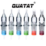 Round Shader #12 Medium Taper QUATAT Tattoo Needle Cartridges Straight Round