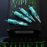 VIPER Round Liner #8 BugPin Long Taper Tattoo Needle Cartridges