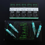 Membrane Cartridge Tattoo Needles VIPER Round Liner #8 BugPin