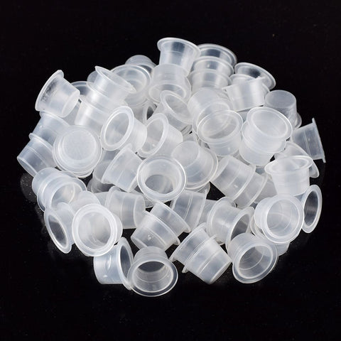 Big Size Transparent Tattoo Ink Cap Classic 200pcs Pack